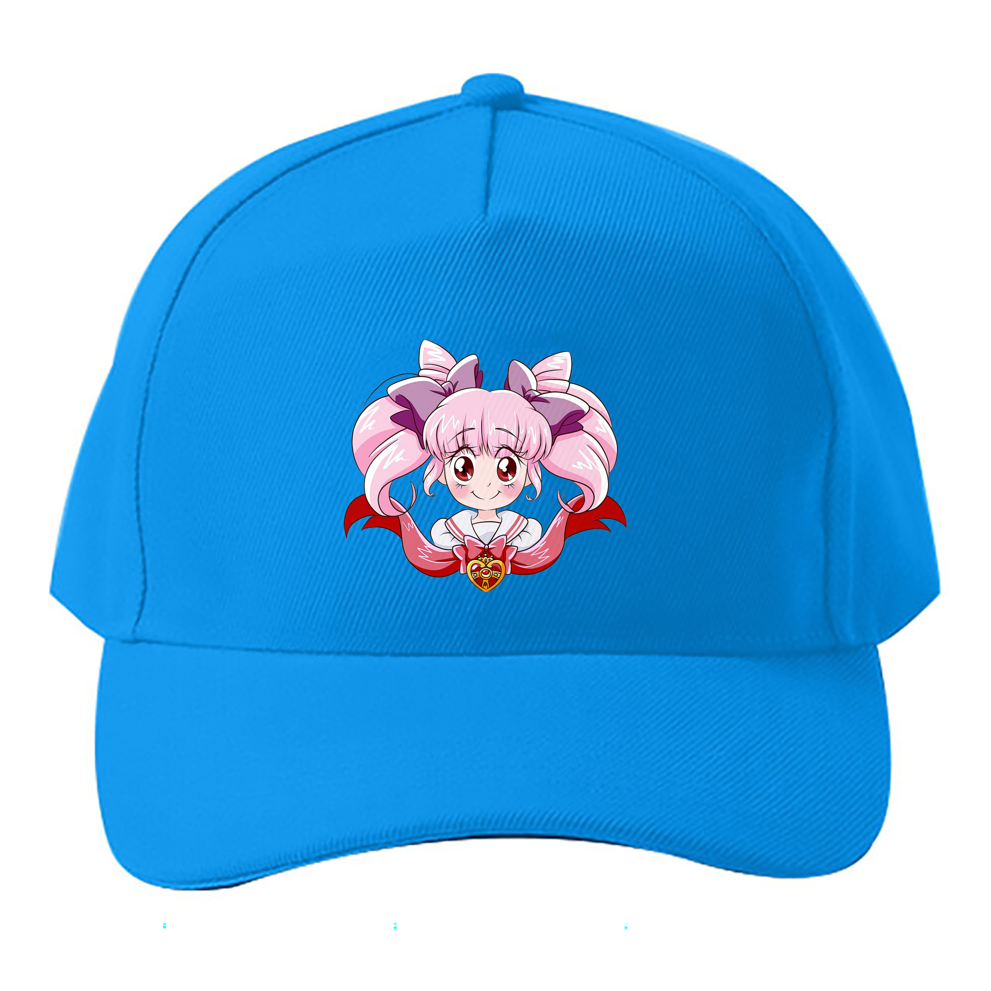 （画像用） 美少女戦士セーラームーン ちびうさ Sailor Moon Chibiusa Tsukino Usagi Small Lady Serenity ベースボールキャップ 綿100％ 男女兼用 帽子 スポーツ
